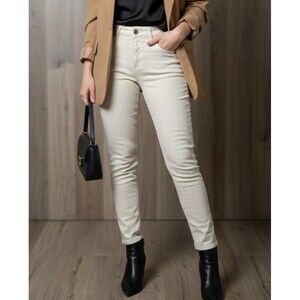 MAC Jeans Dream Slim Size 38/28 (US 8) Off-White Jeans Stretch Casual European